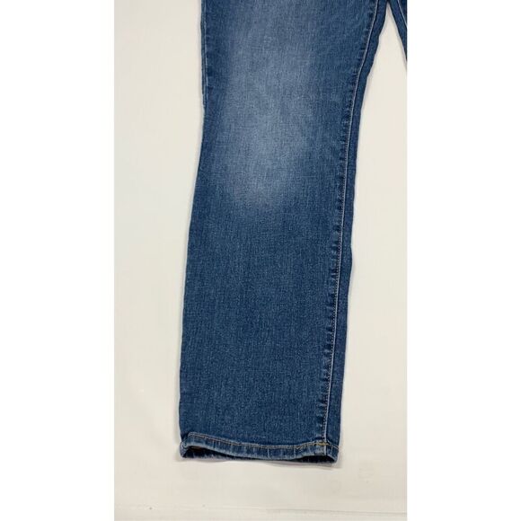 Old Navy Women's Denim Five Pocket Mid-Rise Original Straight Jeans Blue Size 16 - Picture 6 of 9